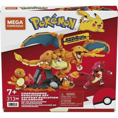 Set de construction Megablocks Charmander Charmilion Charizard Pokémon 300 Pièces