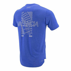 T-shirt à manches courtes homme New Balance Valencia Marathon Bleu