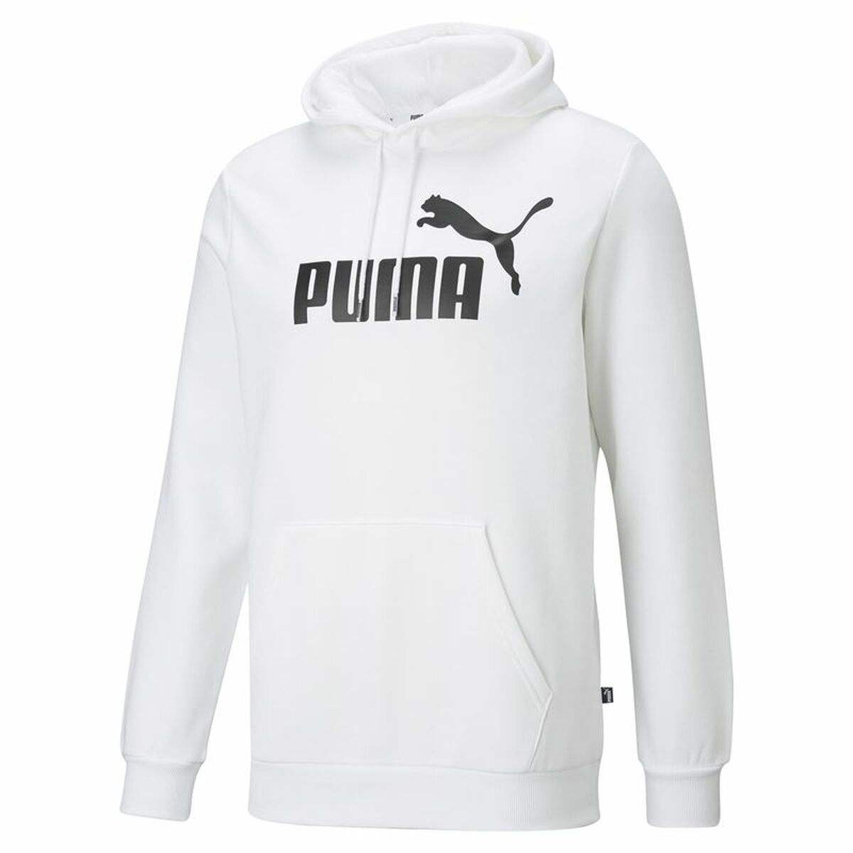 Sweat à capuche homme Puma Ess Big Logo Blanc