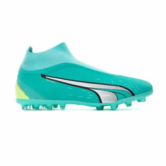 Chaussures de Football pour Adultes Puma Ultra Match+ Ll Mg Bleu électrique Aigue marine Mixte