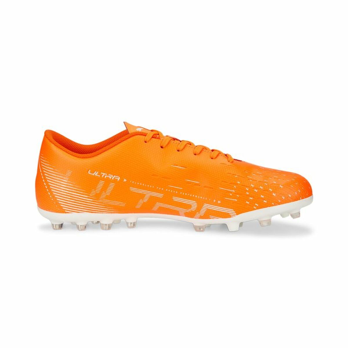 Chaussures de Football pour Adultes Puma Ultra Play Mg Orange Mixte