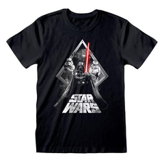 T shirt à manches courtes Star Wars Galaxy Portal Noir Unisexe - Star Wars - Jardin D'Eyden - jardindeyden.fr