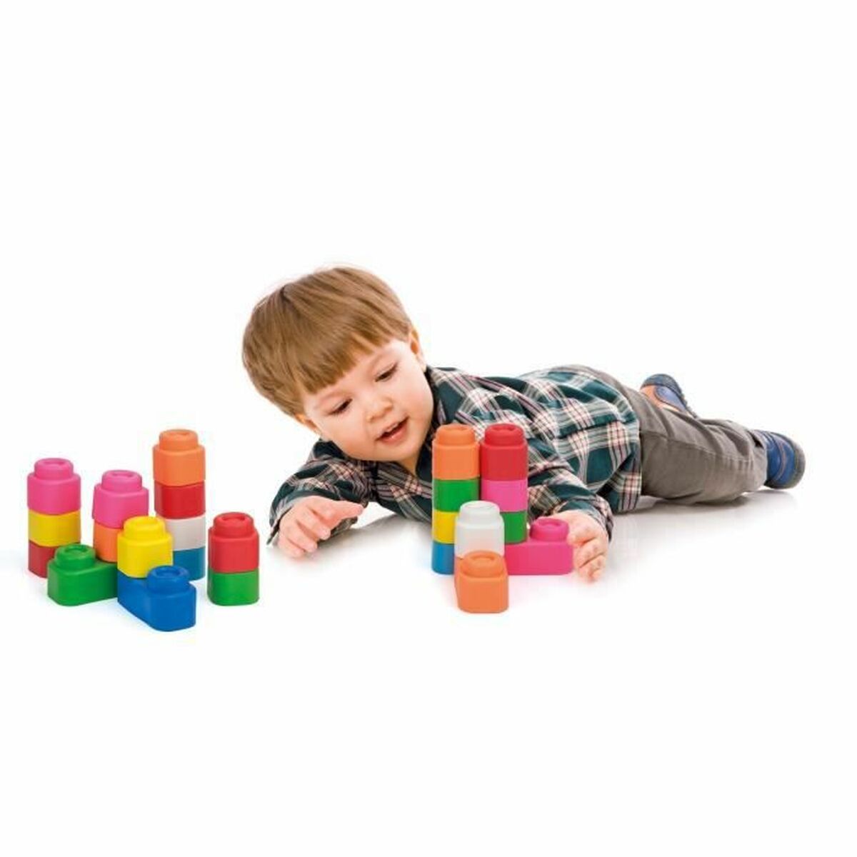 Jeu de construction avec blocs Baby Clemmy Clementoni (24 pcs) (13 x 20,5 x 26,5 cm)