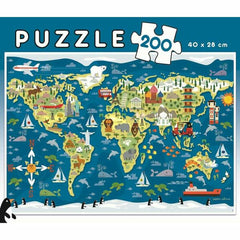 Puzzle Enfant Educa Mapamundi (200 pcs)