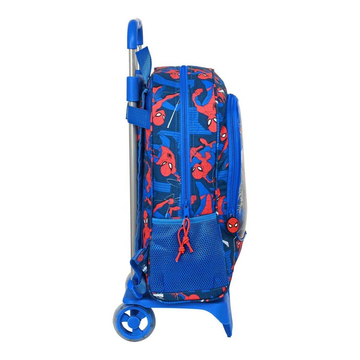 Cartable à roulettes Spiderman Great Power Rouge Bleu (32 x 42 x 14 cm) - Safta - Jardin D'Eyden - jardindeyden.fr