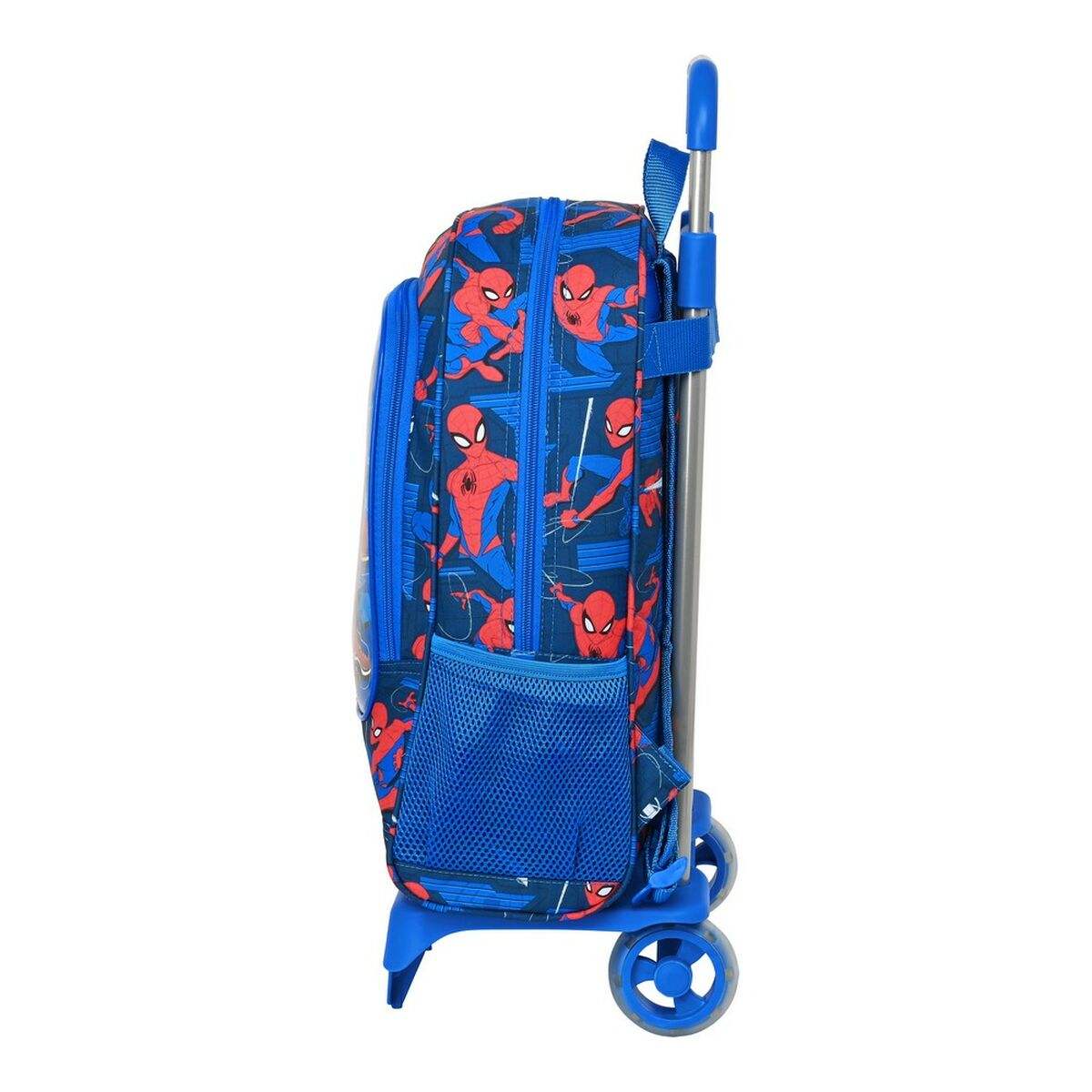 Cartable à roulettes Spiderman Great Power Rouge Bleu (32 x 42 x 14 cm) - Safta - Jardin D'Eyden - jardindeyden.fr