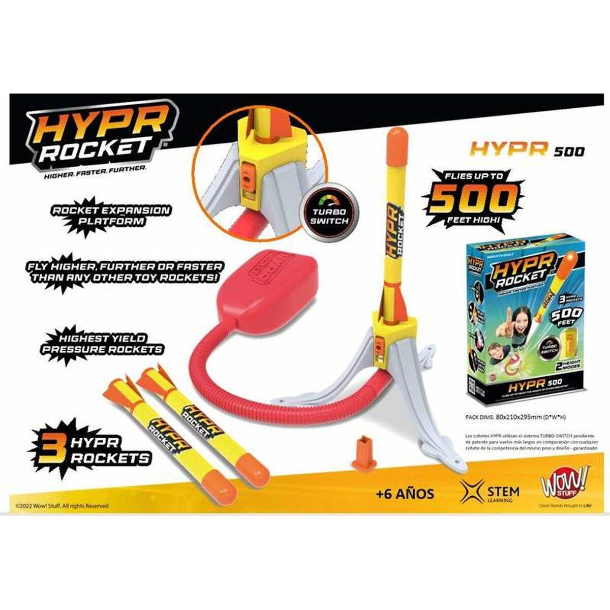 Lanceur Bandai Hypr Rocket Jump 500 - Bandai - Jardin D'Eyden - jardindeyden.fr