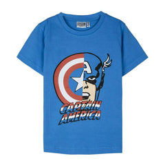 T shirt à manches courtes Enfant The Avengers Bleu