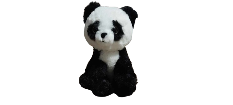 Peluche Panda blanc noir 22cm Creation Llopis