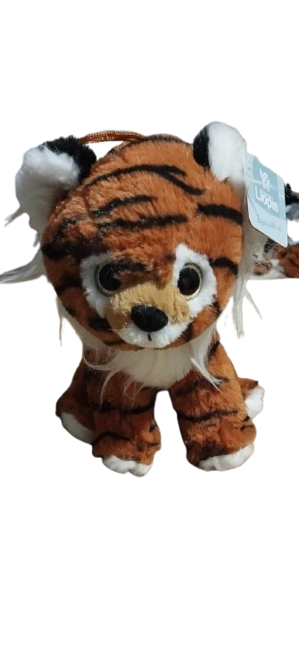 Peluche Tigre Mignon Orange Noir 22cm Creation Llopis