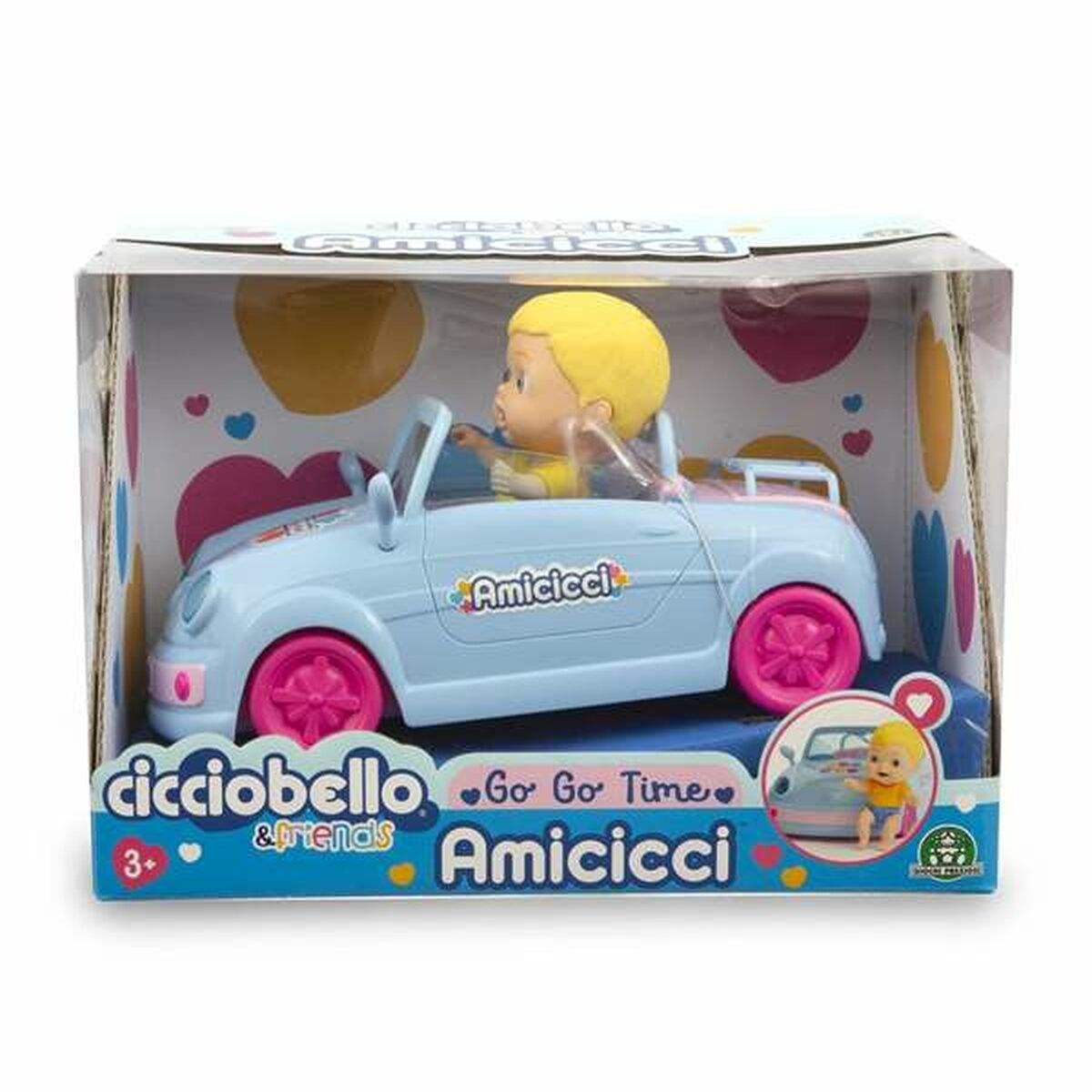 Petite voiture-jouet Famosa Amicicci Bleu
